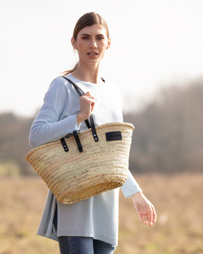 Buy Our Unique Leather Basket Bags in UK | Henrietta Spencer