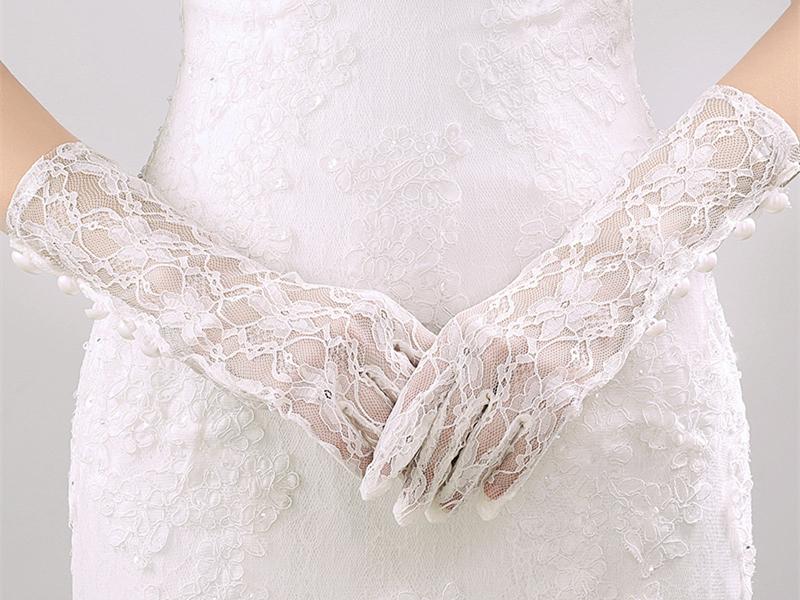 long bridal gloves
