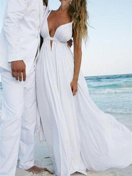 casual wedding beach dresses