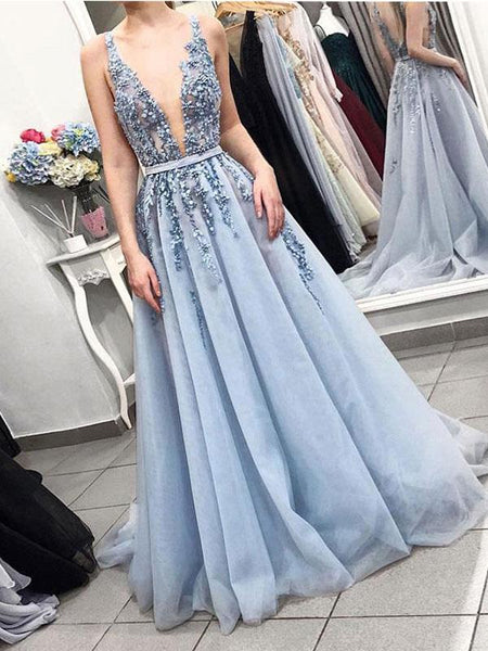 dusty blue lace dress
