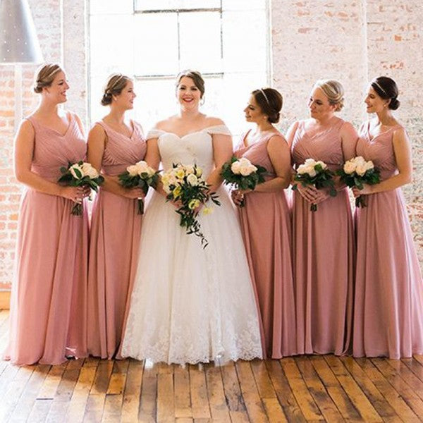 cheap chiffon bridesmaid dresses