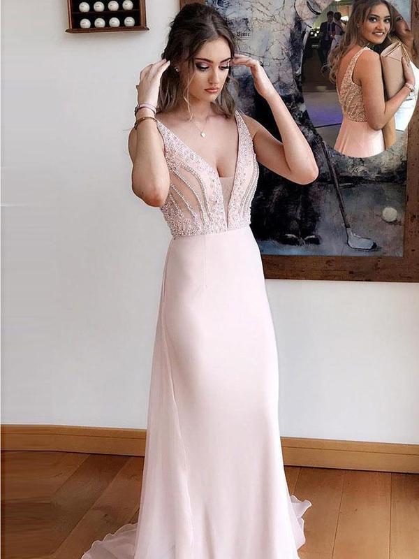 Baby Pink Wedding Guest Dress Online ...