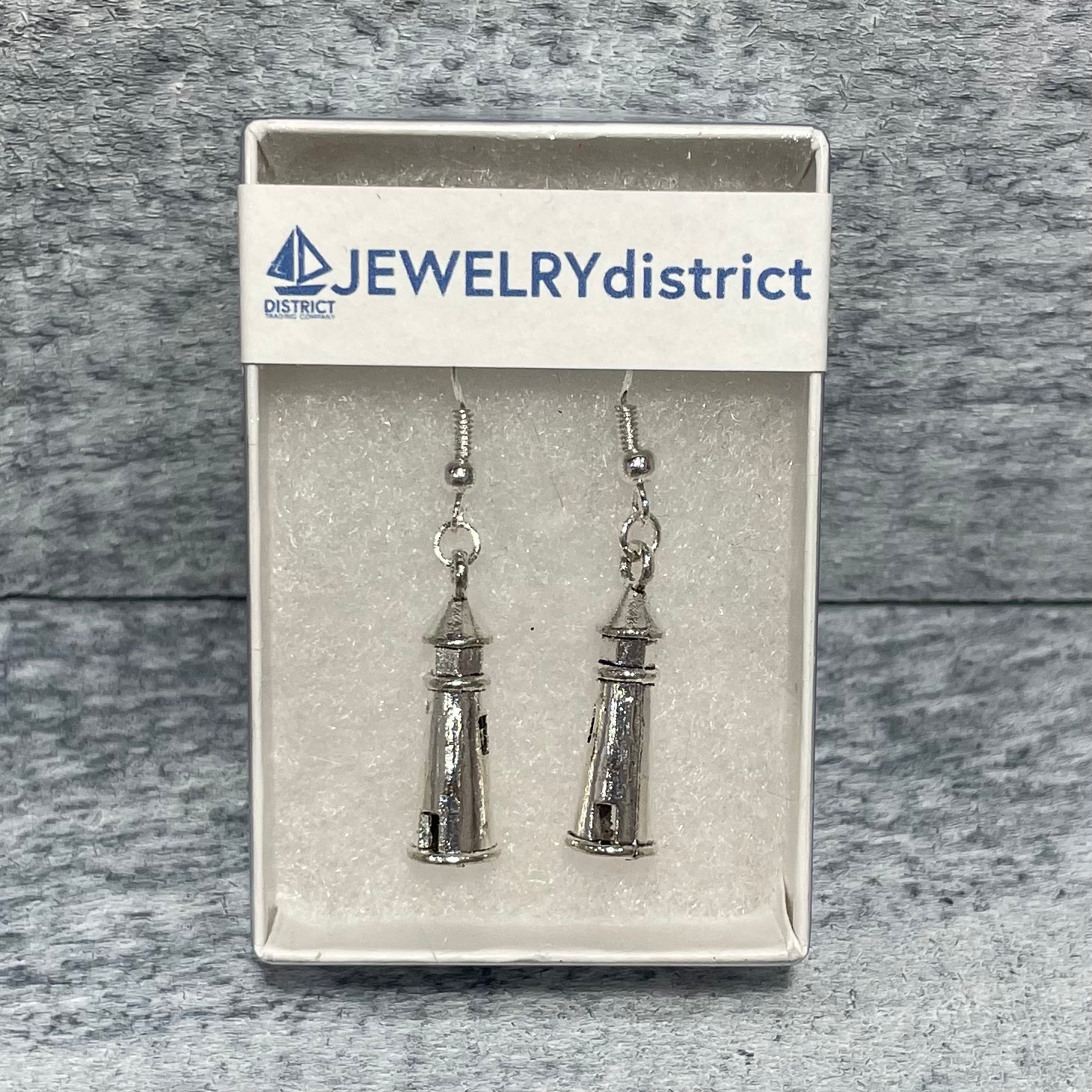 Lighthouse Earrings (Silver)