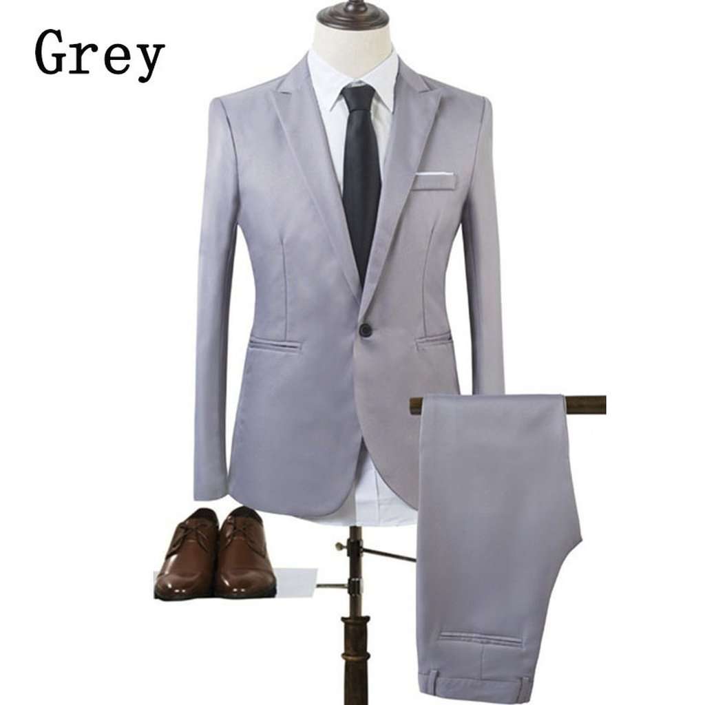 Classic Men Suit Slim Small Suit Wedding Groom Wear Men Suit