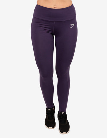 Dry Sculpture Leggings Rich Purple, Gymshark