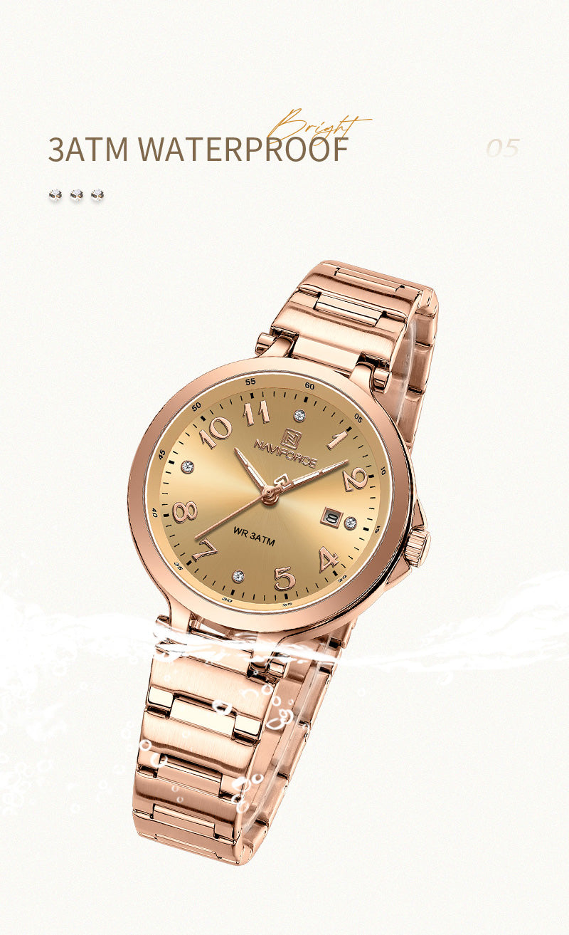 Rose Gold Gold Watch