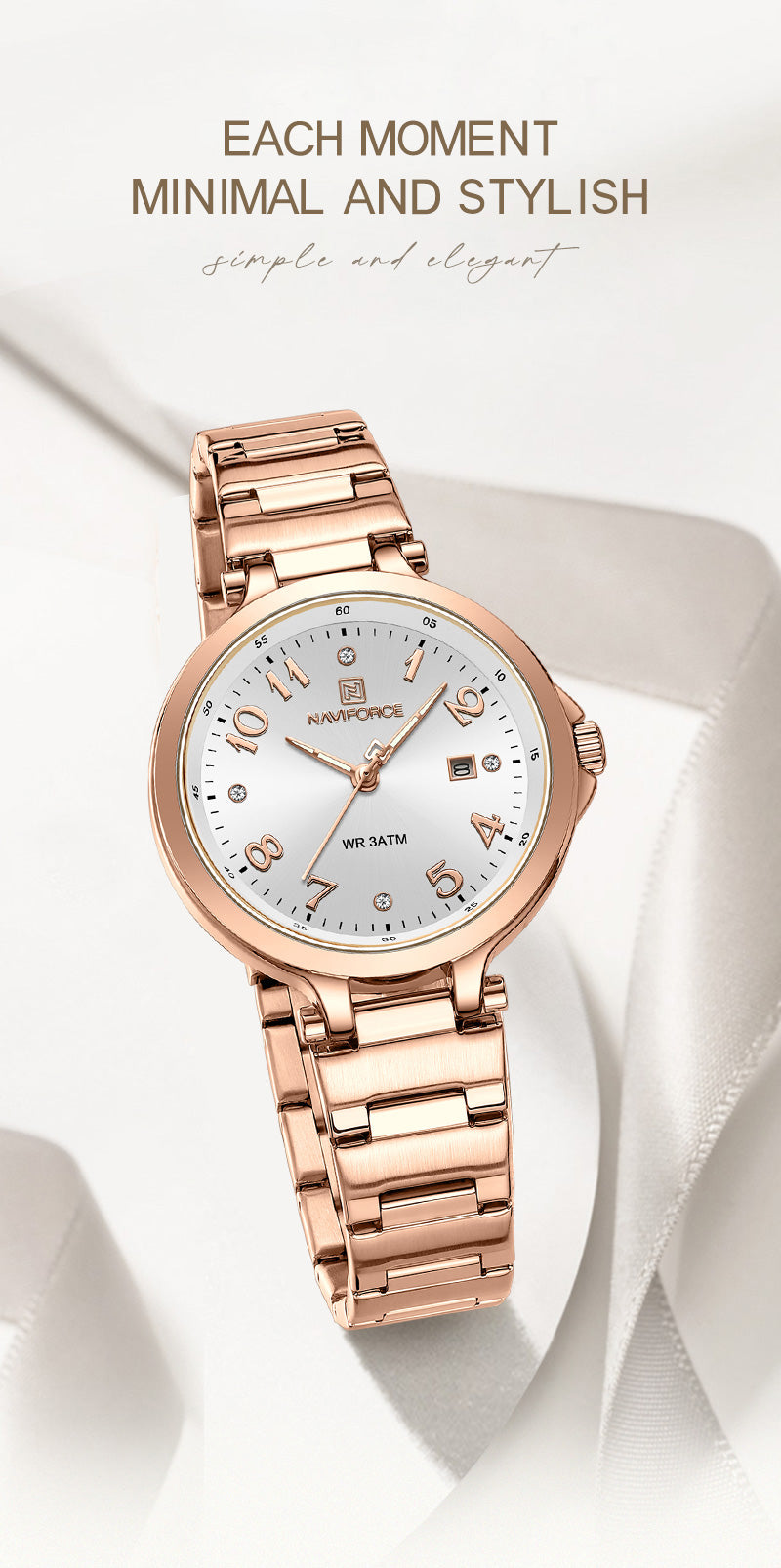 Rose Gold Ladies Watch