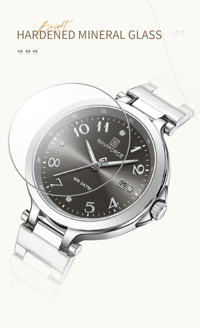 Silver Naviforce Watch