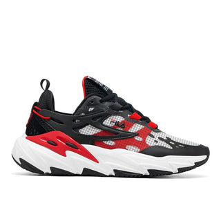 Fila Ray Tracer Evo White-Black-Red Sneaker Shoes – Sickoutfits