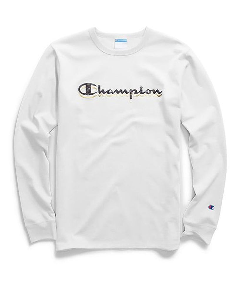 gold and black champion shirt