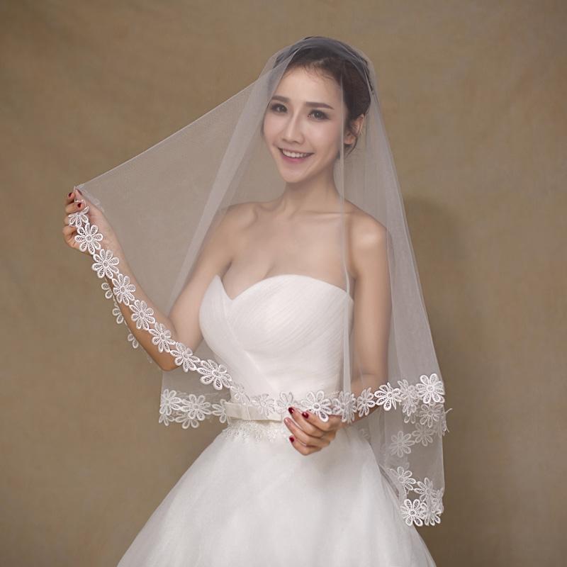 medium wedding veils