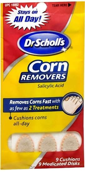 dr scholls corn remover pads