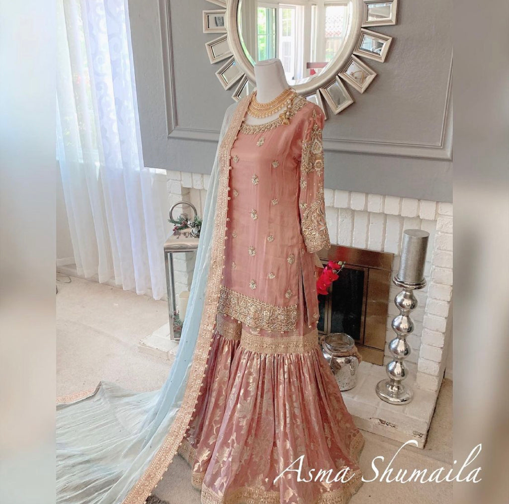 Latest Girls Sharara & Garara Design Ideas | Wedding And Party Wear Sharara  & Garara Suit… | Bridal dress design, Pakistani bridal couture, Pakistani  bridal dresses