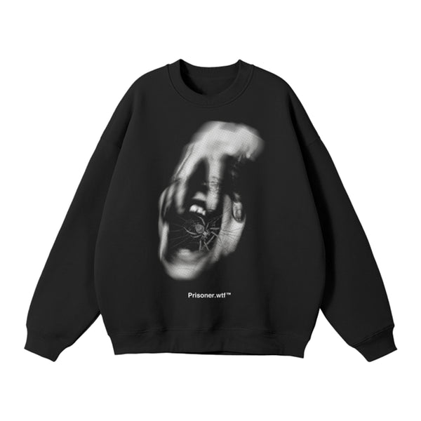 Creepy Horror Hoodie - Dark Vintage Style Washed Apparel – ™