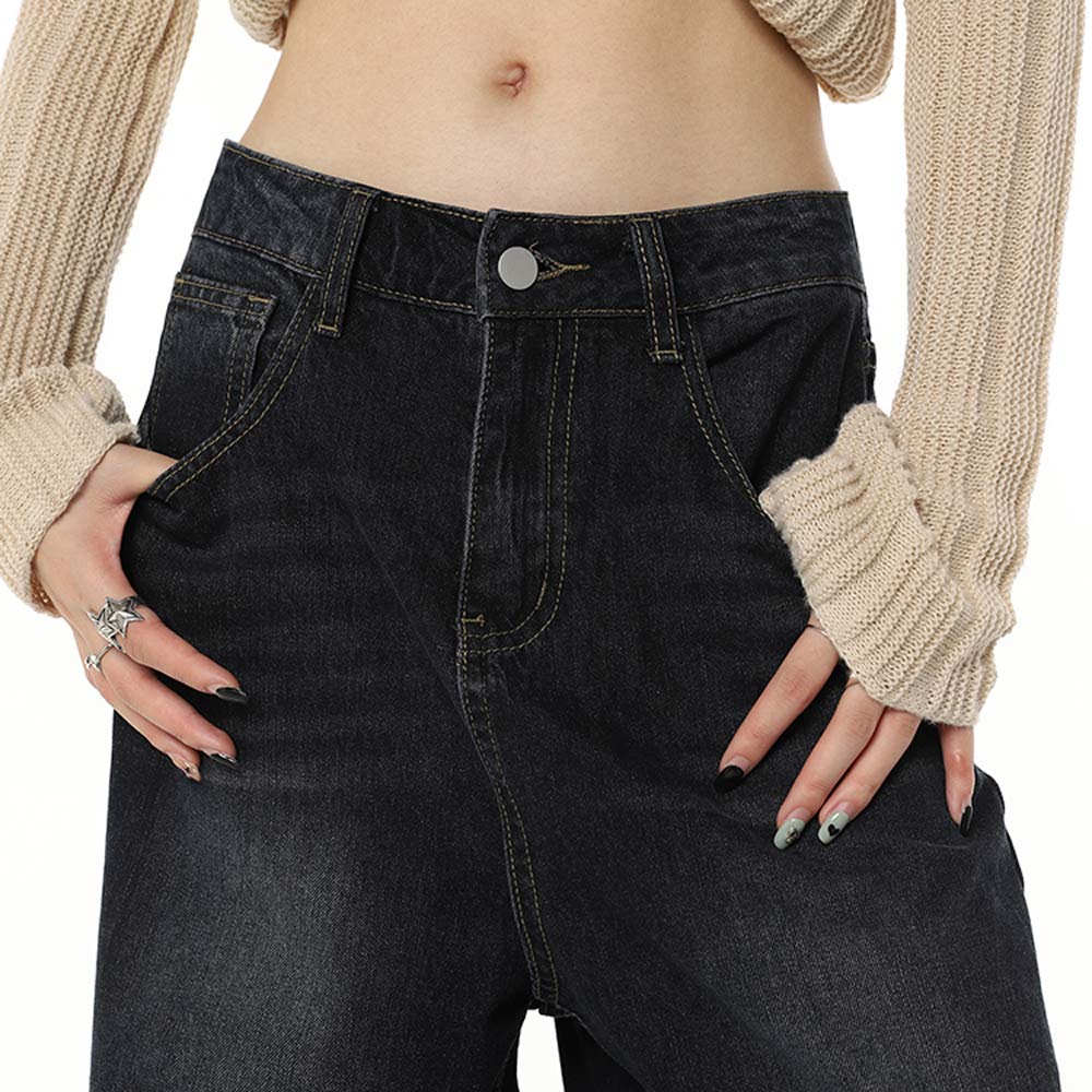 Alice + Olivia Trish Mid-Rise Baggy Jeans | Neiman Marcus