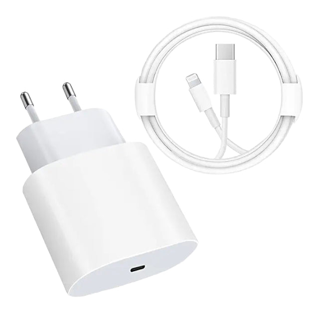 Chargeur Rapide 20W iPhone + cable USBC - CERTIDEAL