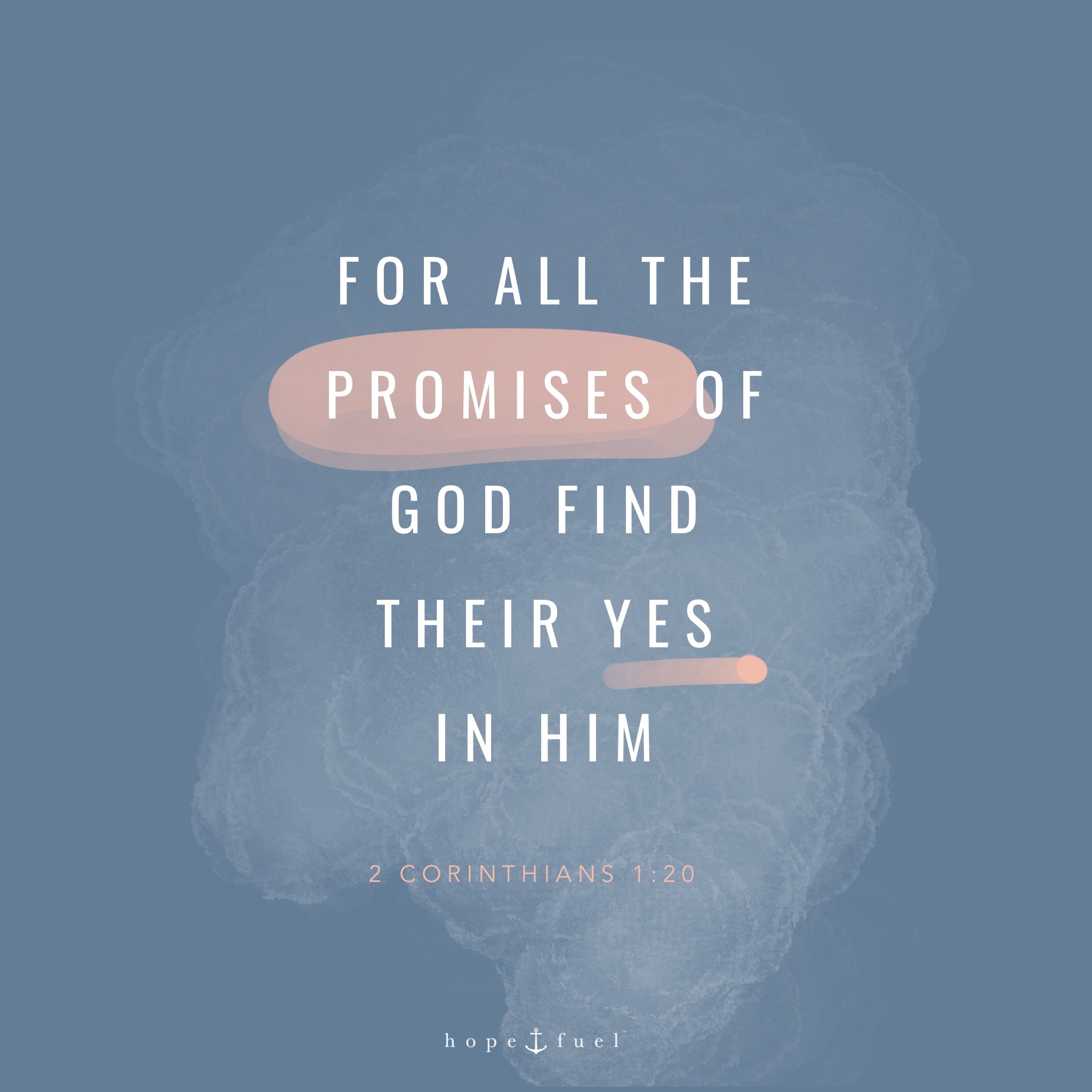 2 Corinthians 1:20 scripture print