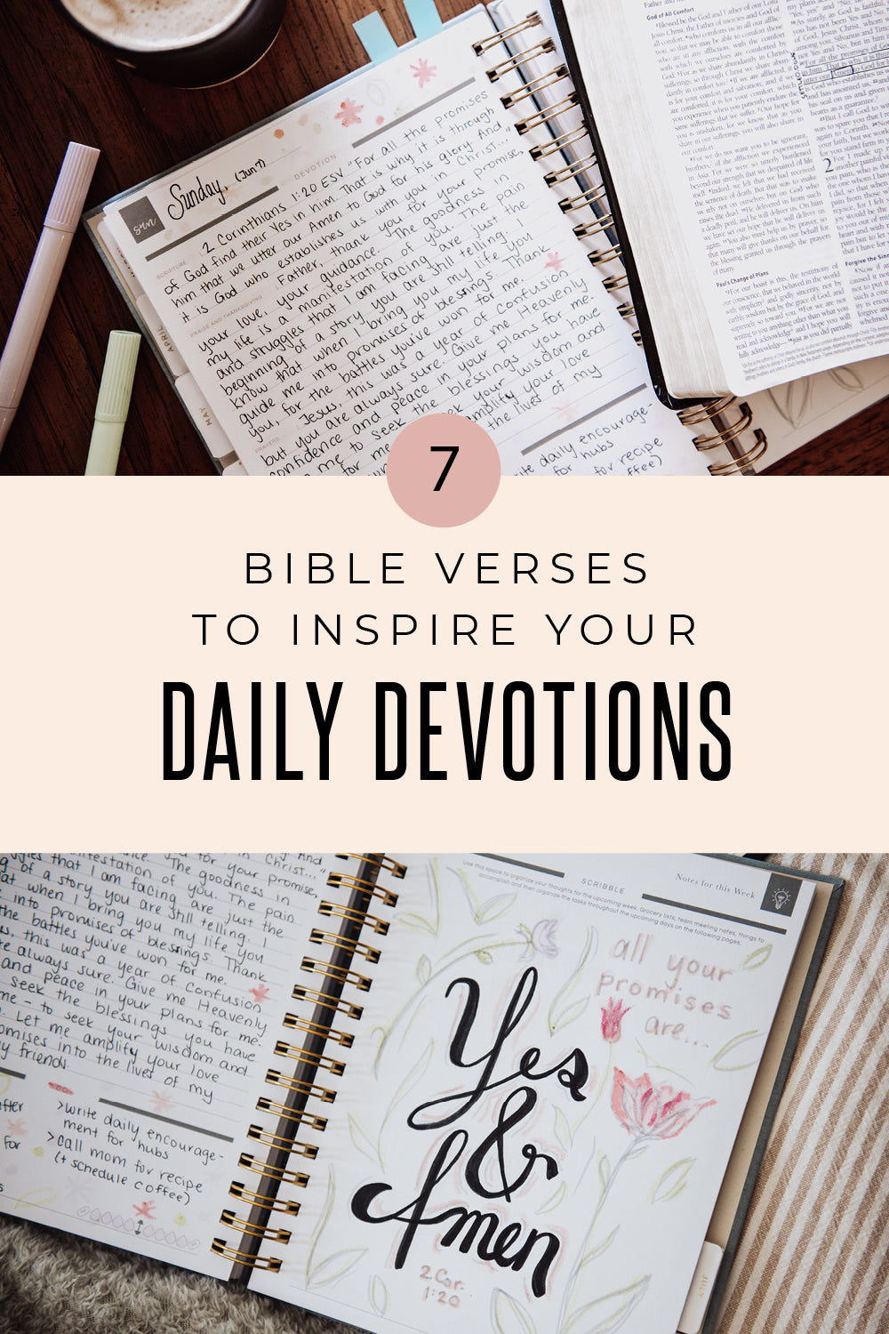 7 Bible verses to inspire your daily devotions