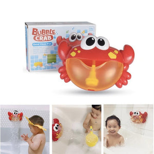 bubble crab bath toy