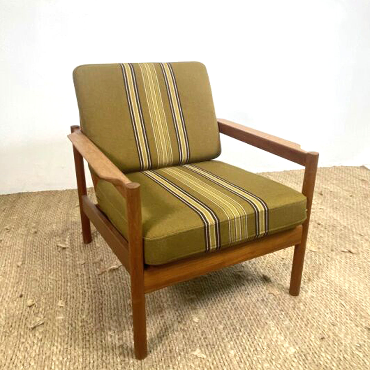 danish teak easy chair