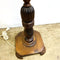 Vintage Wooden Standard Lamp With Designer Custom Light Shade