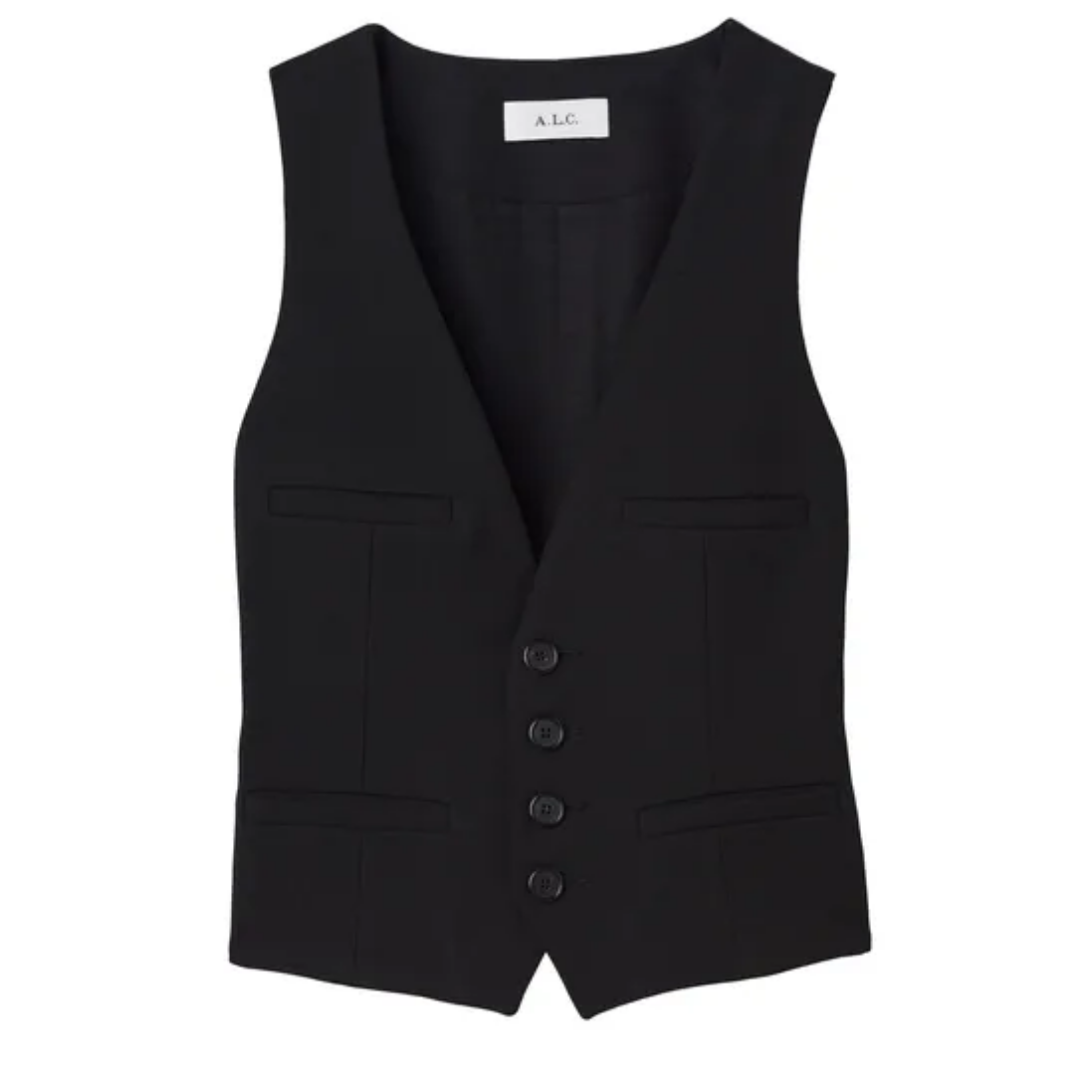 Huxton Suit Vest (Black)