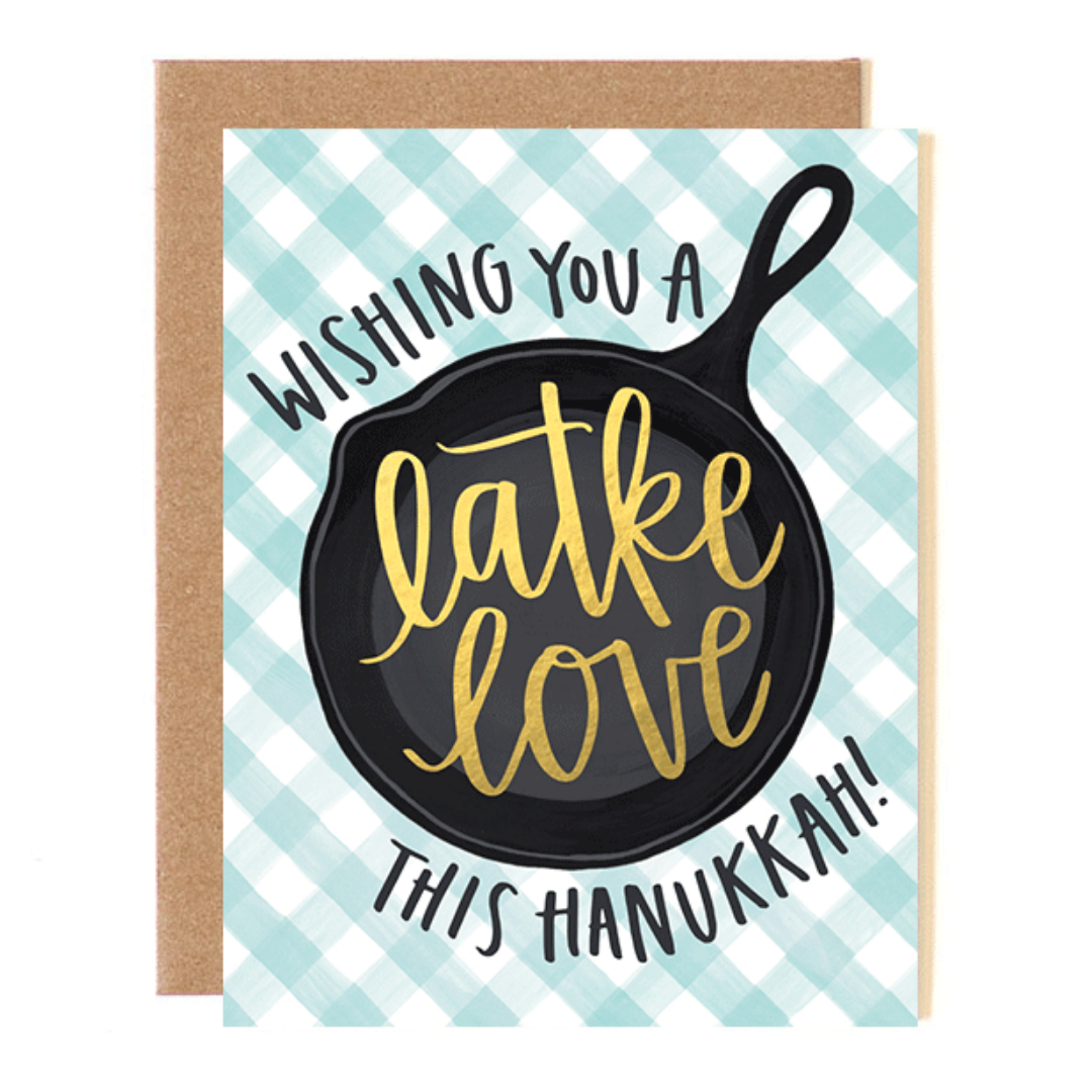 Latke Love Hanukkah Greeting Card