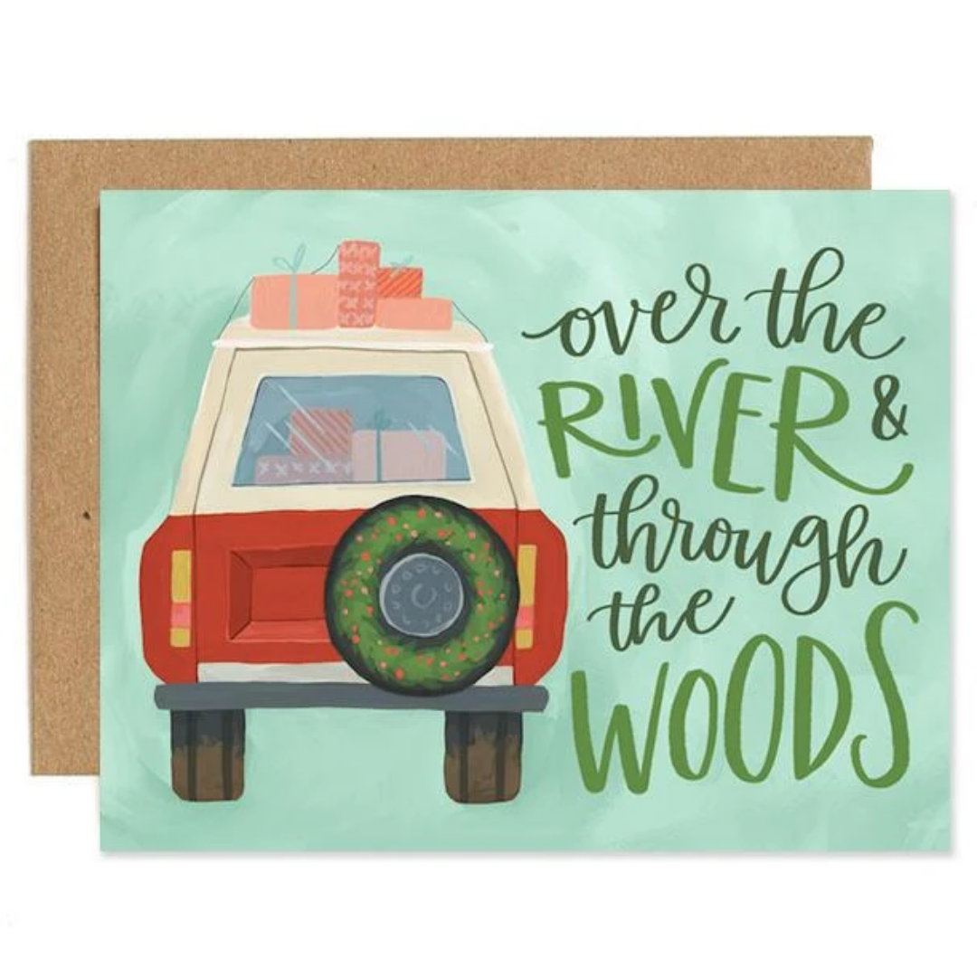 Holiday Jeep Christmas Greeting Card