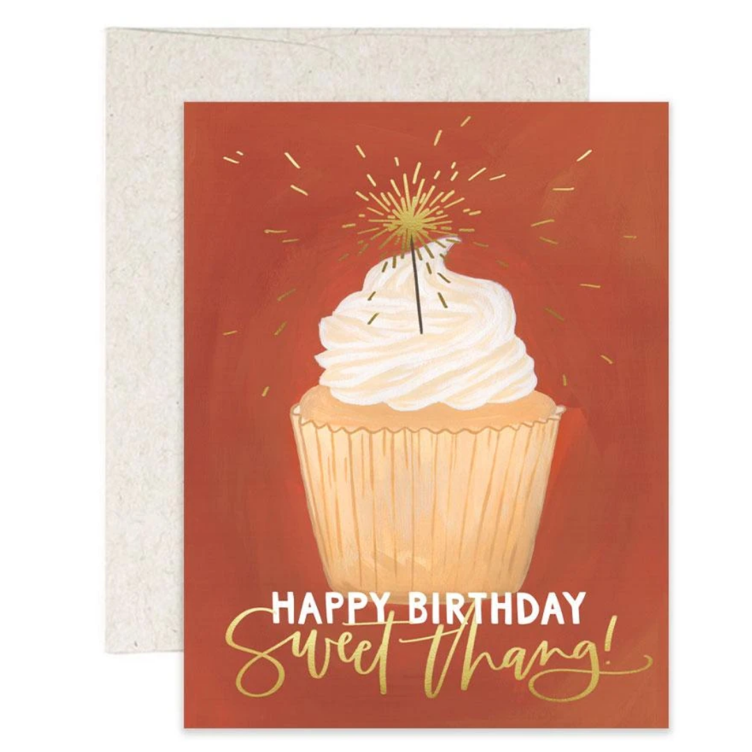 Cupcake Birthday Greeting Card