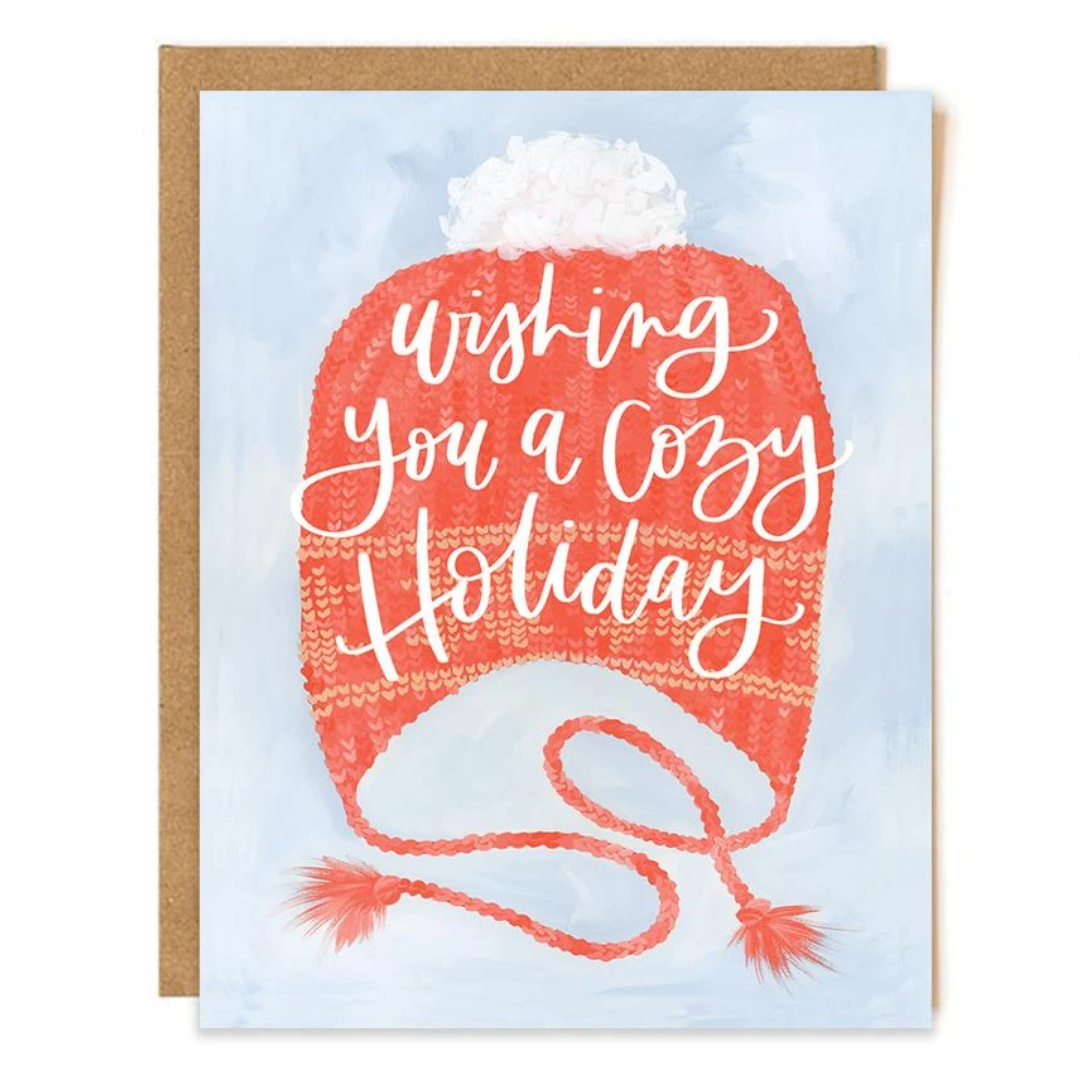 Cozy Holiday Hat Greeting Card