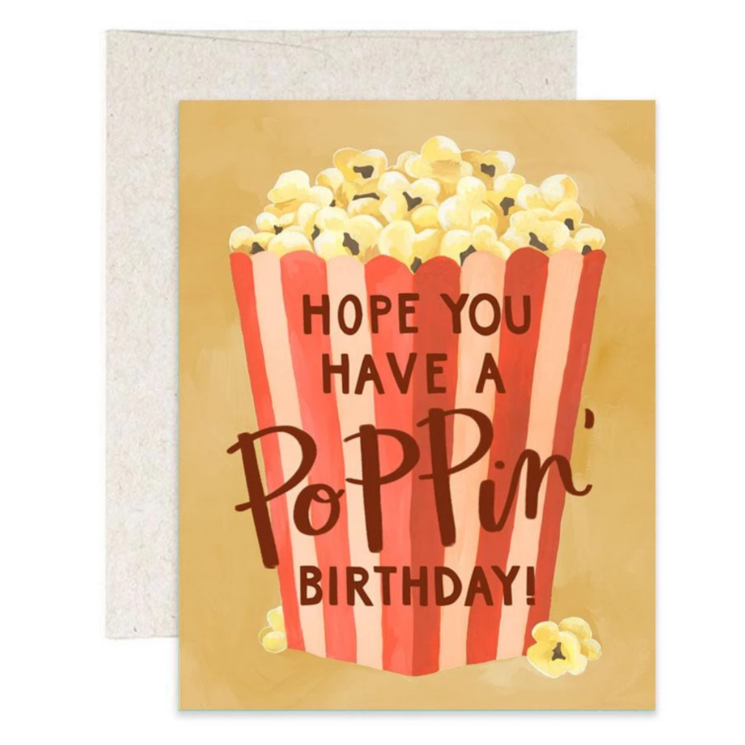 Birthday Popcorn Greeting Card