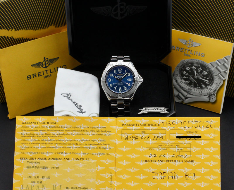 Breitling Superocean A17340, Box Papers, 2001 | Watches
