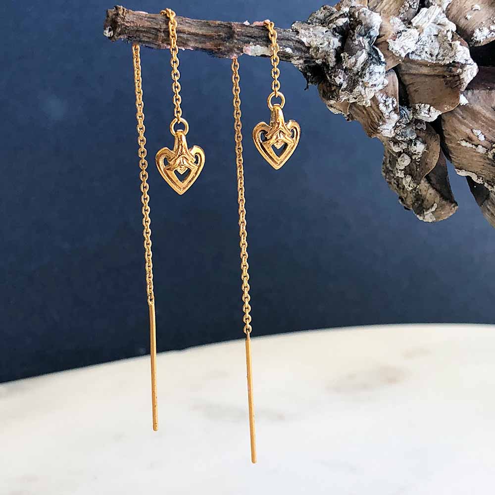 Small business ethical gifts under $50 threader earrings