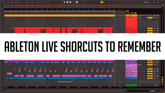 ableton live keyboard shortcut