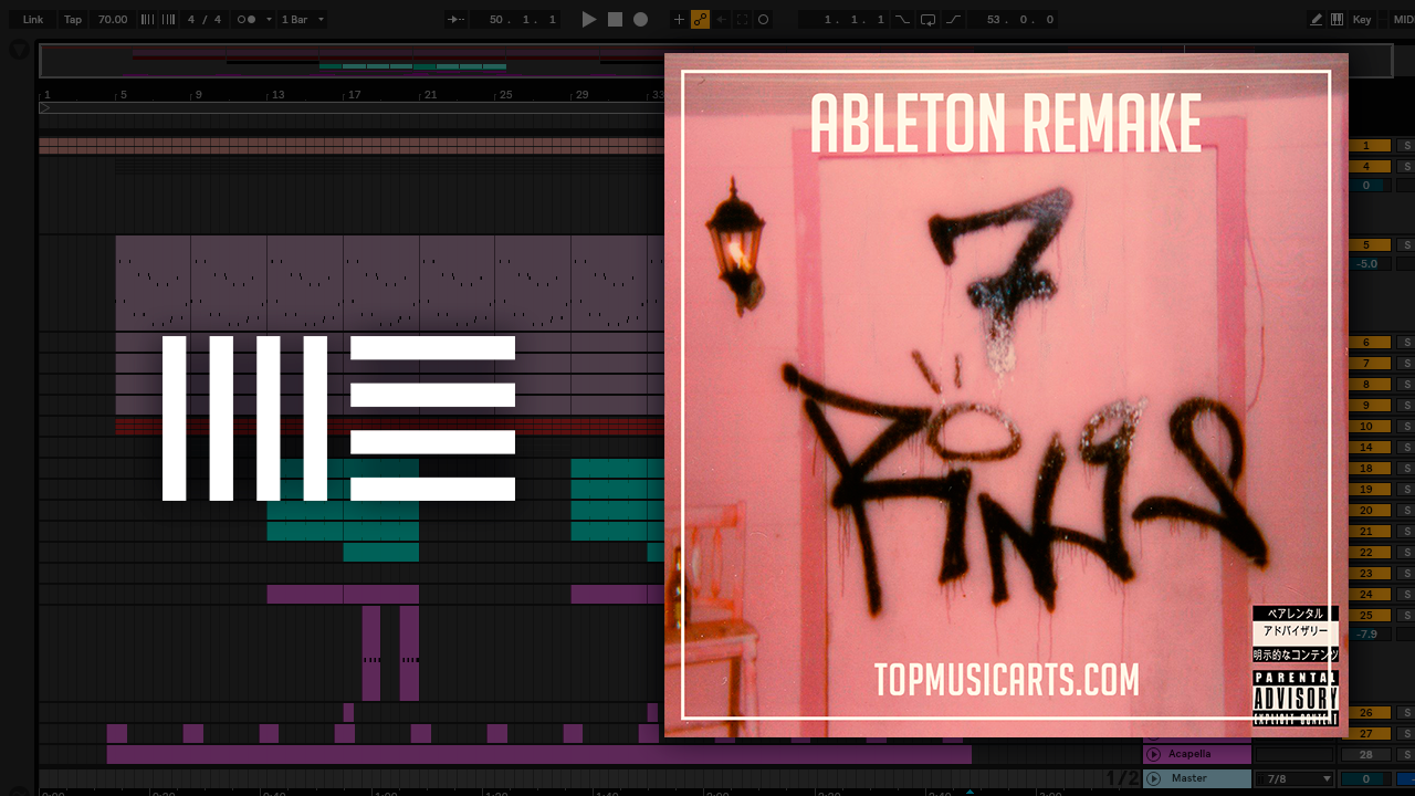Ariana Grande 7 Rings Ableton Remake Trap Template