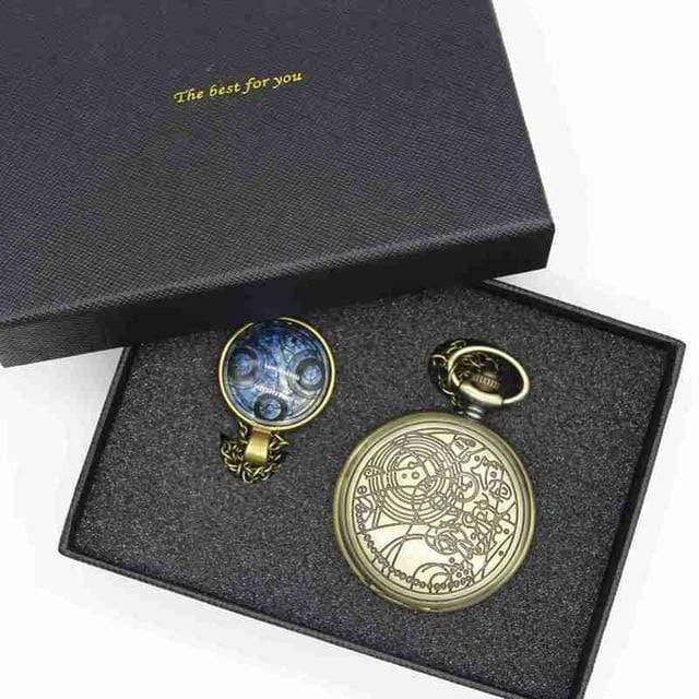 Planet+Gates+1+Pocket+Watch+Men+Quartz+Fashion+Necklace+Pendant+With+Luxury+Gift+Box+Set+#120805