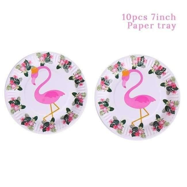 Planet+Gates+10pcs+Paper+Plates+Flamingo+Theme+Disposable+Tableware+Paper+Plates+Cups+Wedding+Birthday+Decoration+Baby+Shower+Festival+Event+Supplies