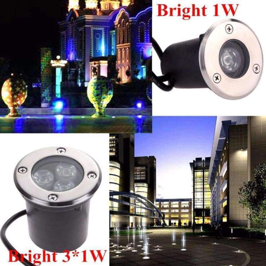 Planet+Gates+12V+110V+220V+LED+Underground+Light+1W+3W+Recessed+lamp+Waterproof+Outdoor+Lighting+Garden+Buried+Yard+Landscape+Inground+Light