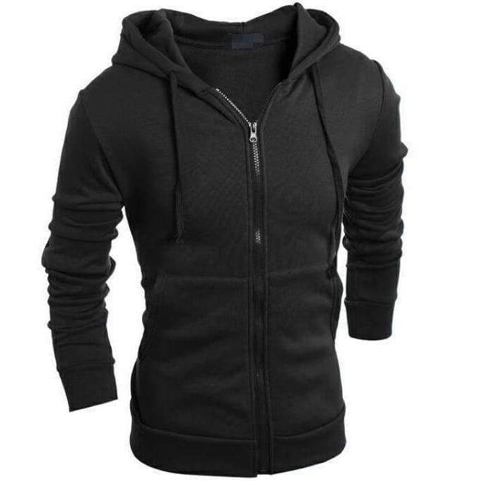 thin black hoodie mens