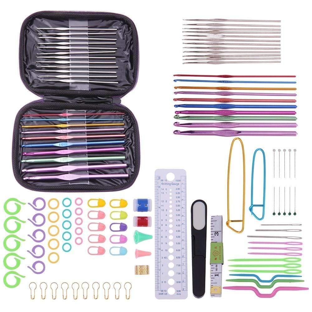 Planet+Gates+22Pcs+22pcs+Premium+Crochet+Hooks+Set+Yarn+Crochet+Needles+Stitches+Weave+Knitted+Craft+Kit+DIY+Needle+Arts+Scissors+Stitch