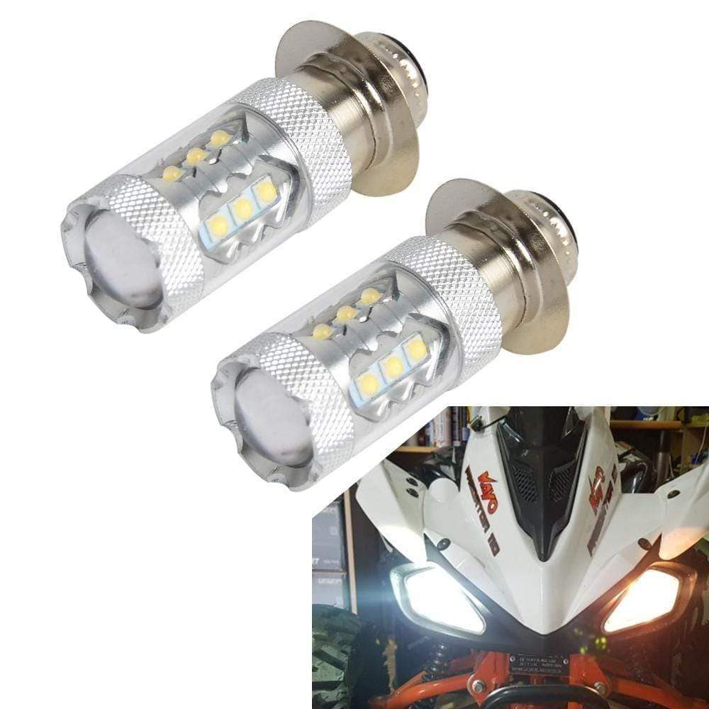 Planet+Gates+2PCS+80W+Super+White+LED+Headlight+Bulbs+Upgrade+For+Yamaha+ATVS+YFM350+400+450+660+700+Raptor+Blaster+200+Banshee+350+ATV+Luces