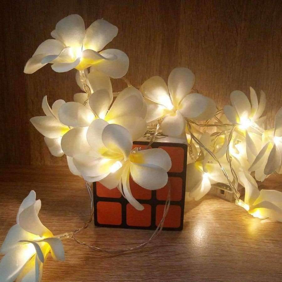 Creative+Diy+Frangipani+Led+String+Lights+Aa+Battery+Floral+Holiday+Lighting+Event+Party+Garland+Decoration+Bedroom+Decoration