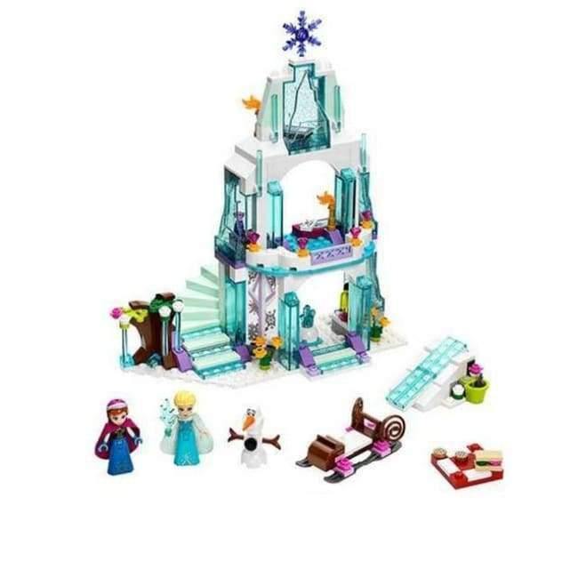 Planet+Gates+301+no+box+316pcs+Dream+Princess+Castle+Elsa+Ice+Castle+Princess+Anna+Set+Model+Building+Blocks+Gifts+Toys+Compatible+with+Legoe+Friends