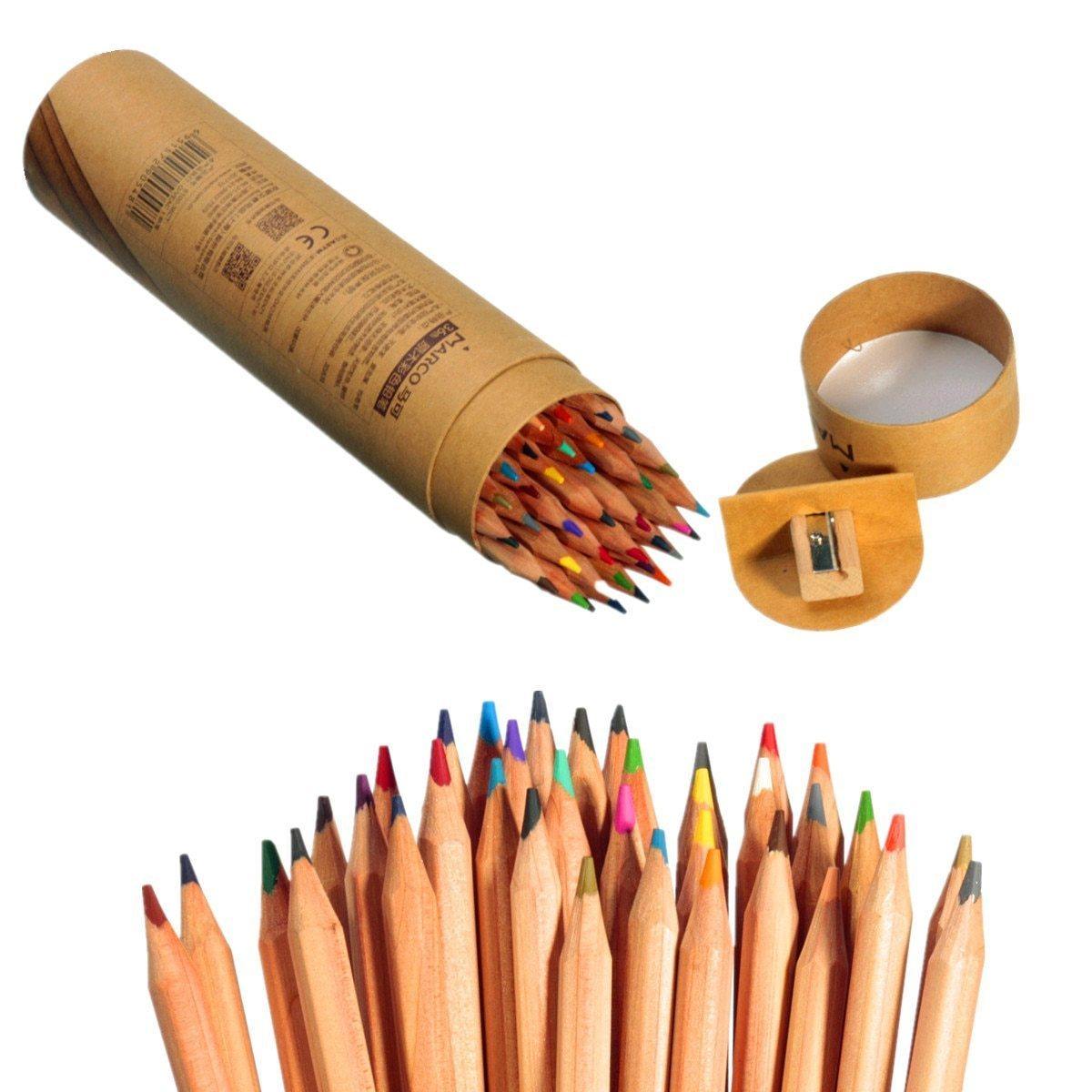 Planet+Gates+36+Colors+Professional+Wooden+Marco+Fine+Drawing+Pencils+Pens+For+Artist+Writing+Sketching