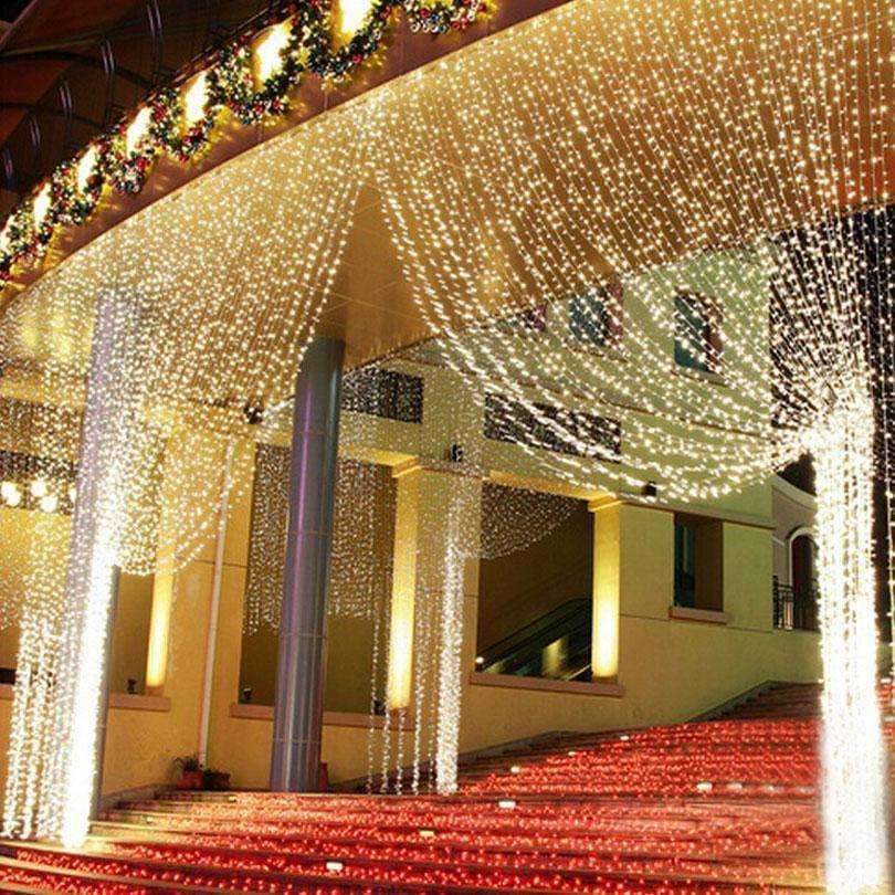 Planet+Gates+4.5Mx3M+LED+Icicle+Curtain+String+Lights+Fairy+XMAS+Light+300+luces+Christmas+String+Light+for+Party+Home+Garland+Holiday+Lights