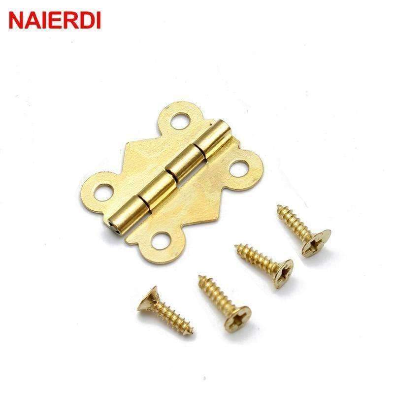 Planet+Gates+40pcs+NAIERDI+20mm+x17mm+Bronze+Gold+Silver+Mini+Butterfly+Door+Hinges+Cabinet+Drawer+Jewellery+Box+Hinge+For+Furniture+Hardware