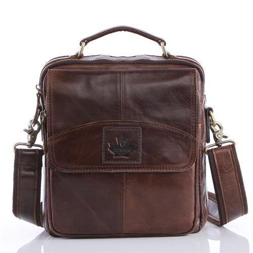 Planet+Gates+6801+coffee+Men's+100%+Genuine+Cowhide+Leather+Shoulder+Bag,Quality+Men+Messenger+Bags+Causal+Crossbody+Handbag+For+Men+BrieFcase+Bags