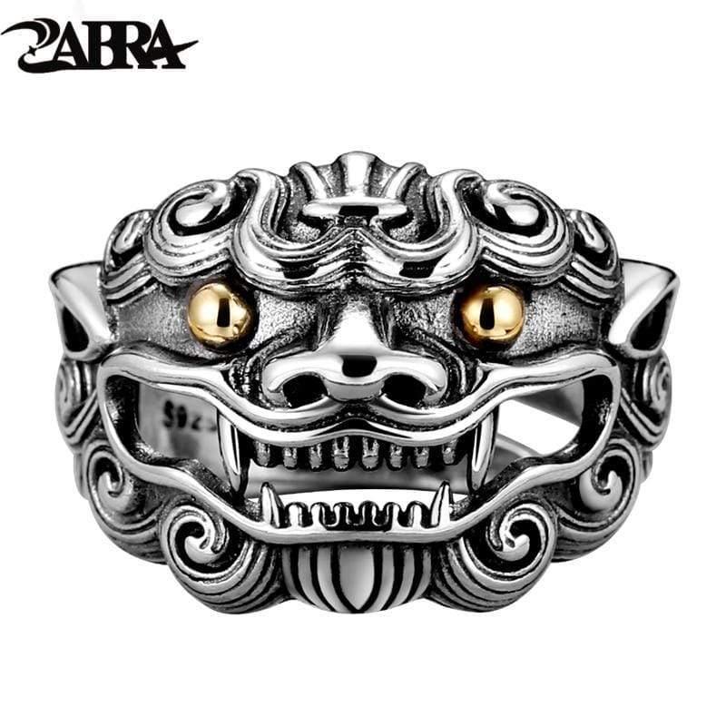 Planet+Gates+925+Sterling+Silver+Lion+King+Ring+For+Men+Women+Unisex+Adjustable+Size+9+To+13+Lovers+Retro+Classic+Father’s+Day+Jewelry