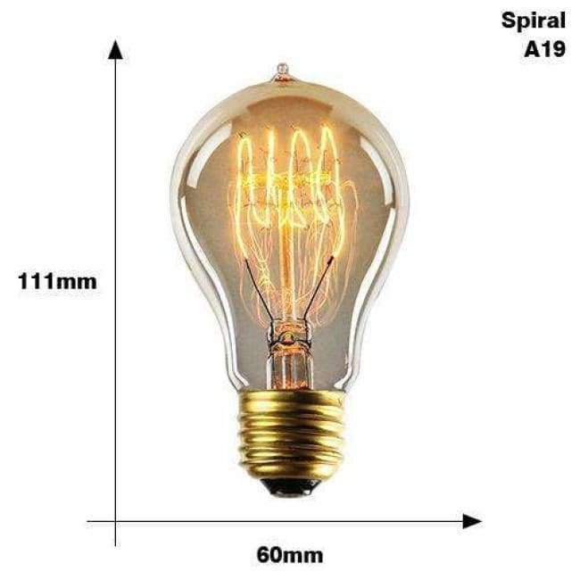 Planet+Gates+A19+Spirai+220V+/+E27+Edison+bulb+lampada+retro+lamp+incandescent+ampoule+vintage+E27+40w+220V+For+Decor+Filament+Bulb+E27+Pendant+Lights+Antique+Bulb