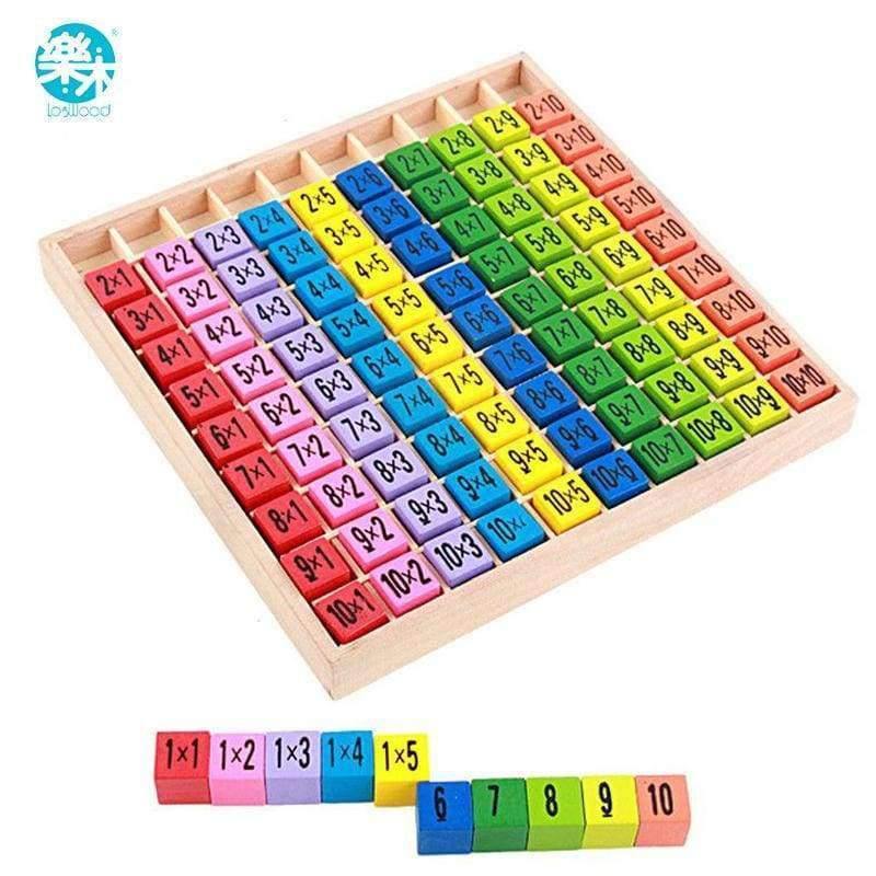 Planet+Gates+Baby+wooden+Toys+99+Multiplication+Table+Math+Toy+10*10+Figure+Blocks+Baby++learn++Educational+montessori+gifts+free+shipping